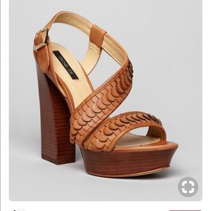 Rachel Zoe Leather Platform Sandal